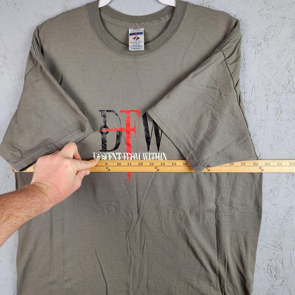 Descent From Within Biohazard Shirt Mens XL Gray Graphic Logo Band Tour Album - Picture 7 of 10